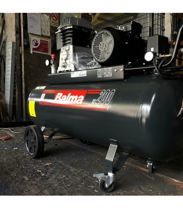 Balma 160 PSI Horizontal 5.5 HP Portable Air Compressor