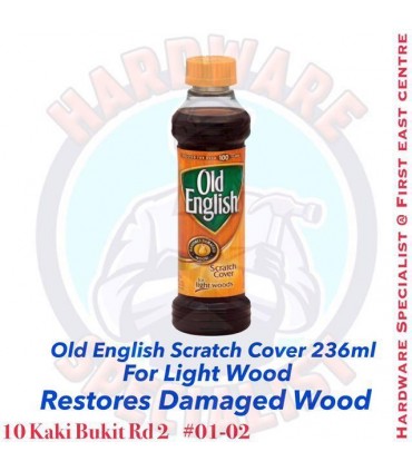 Old English Wood Furniture Scratch Cover / Scratch Remover (Protects And Restores Damaged Wood)