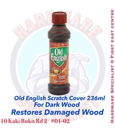 Old English Wood Furniture Scratch Cover / Scratch Remover (Protects And Restores Damaged Wood)