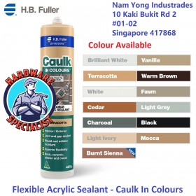 HB Fuller Caulk In Colours Flexible Acrylic Sealant