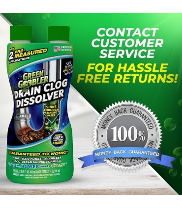 Green Gobbler Drain and Toilet Clog Dissolver - 916mL