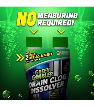 Green Gobbler Drain and Toilet Clog Dissolver - 916mL