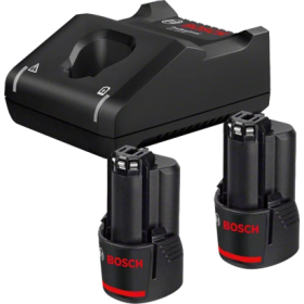 Bosch 2 x 12V-40 Lithium-Ion 2.0 Ah Professional Corded Battery and Charger Kit
