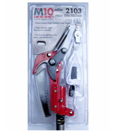 M10 Steel Curved Extendable Tree Pruner with Rope and Saw