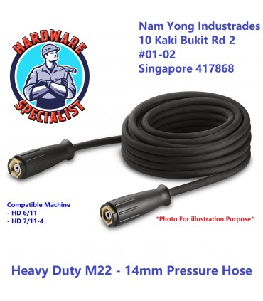 Hardware Specialist 1/4 Heavy Duty Pressure Hose For Karcher HD Pressure Washer