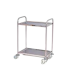 Stocky 2-Tier Stainless Steel Transport Trolley