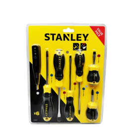 Stanley Cushion Grip 6-Piece Screwdriver Set