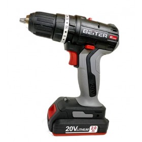 Beiter 20V Max Lithium-Ion Cordless Impact Drill Driver Kit