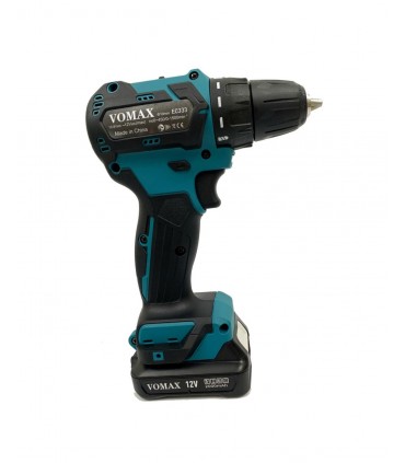 Vomax 12V Max Lithium-Ion 1500rpm Cordless Drill Driver Kit