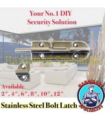 Stainless Steel Bolt Latch