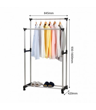 JP.Stilus 84.5cm L x 93 - 160cm H Clothes Rack