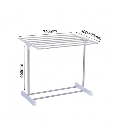 JP.Stilus 74cm L x 66cm H Mobile Drying Rack