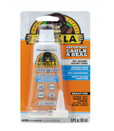 Gorilla Silicone Sealant White - 83mL