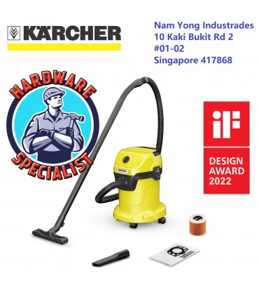 Karcher WD 3 Wet and Dry Vacuum Cleaner