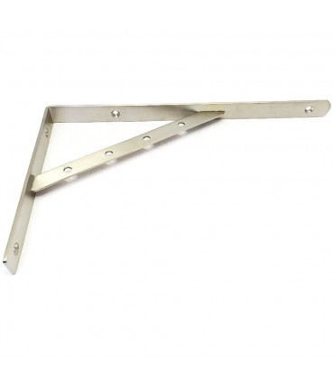 ecoWare Stainless Steel Shelf Bracket Nickel - 2pcs