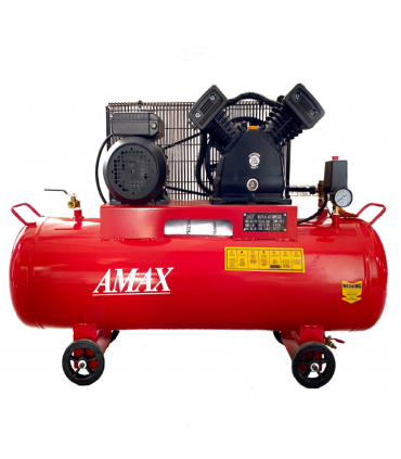 Amax 100 Liter Tank 8 Bar 3 HP Portable Air Compressor