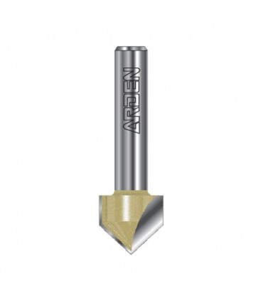 Arden 1/2 in. Shank 90° V-Grooving Router Bit
