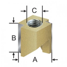 Arden 14mm Dia Mortising Cutter Router Bit