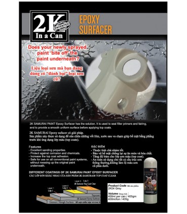 Samurai 2K07 PU Truck Bed Epoxy Liner