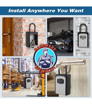 2 in 1 Storage Type Digital Key Lock Box