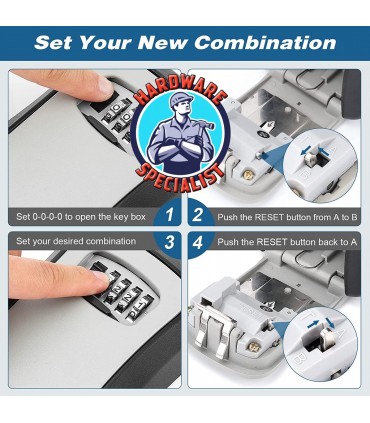 2 in 1 Storage Type Digital Key Lock Box