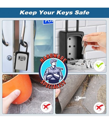 2 in 1 Storage Type Digital Key Lock Box
