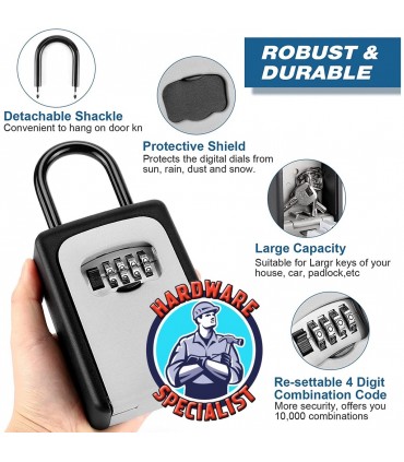 2 in 1 Storage Type Digital Key Lock Box
