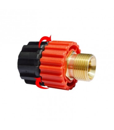 Bear Force M22 Female 14mm To M22 Male 14mm Pressure Washer Swivel Connector