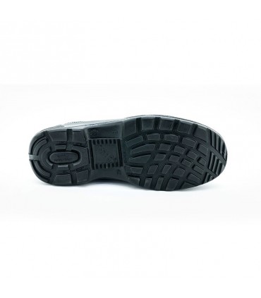 Nitti Low Cut Slip-on Leather Safety Shoe - Black