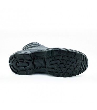 Nitti Mid Cut Safety Shoe with Shoe Lace - Black