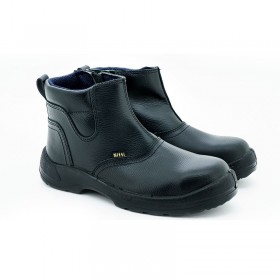 Mid Cut Safety Shoe with Side Zip