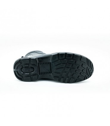 Nitti Mid Cut Safety Shoe with Side Zip - Black