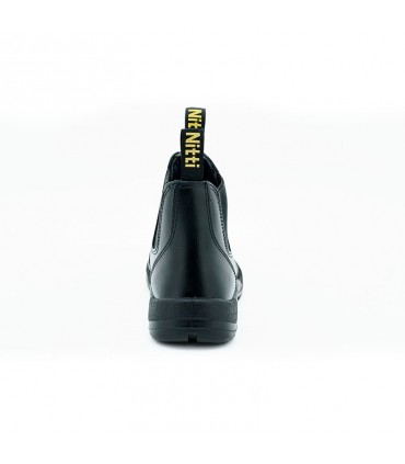 Nitti Mid Cut Pull On Safety Shoe - Black