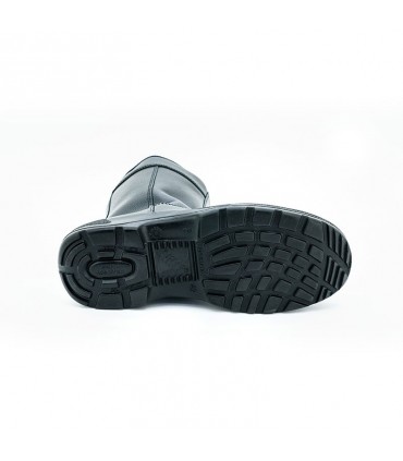 Nitti High Cut Safety Shoe with Side Zip - Black