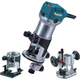 Makita 8mm Corded Trimmer with 2 Extra Base