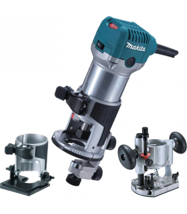 Makita 8mm Corded Trimmer with 2 Extra Base