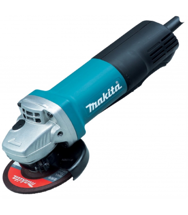Makita 100mm Corded Compact Angle Grinder with Paddle Lever