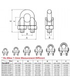 Stainless Steel 304 Wire Rope Clip Clamp/Cable Clamp - Hardware Specialist