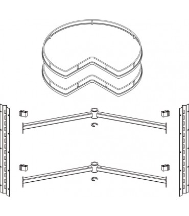 Vauth Sagel VS COR Wheel Pro Premea Anti-Slip Corner Basket