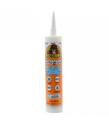 Gorilla Paintable Silicone Sealant White - 266mL