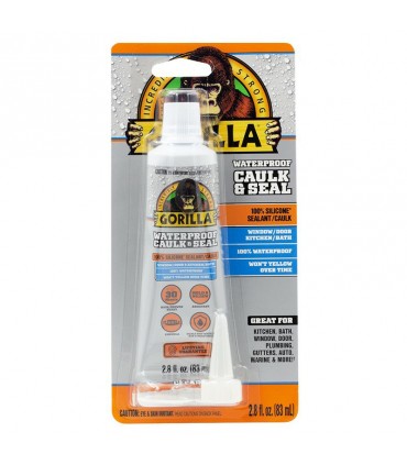Gorilla Waterproof Silicone Sealant Clear - 83mL