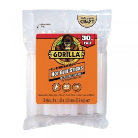 Gorilla Full Size Hot Glue Sticks - 4 inch x 0.43 inch