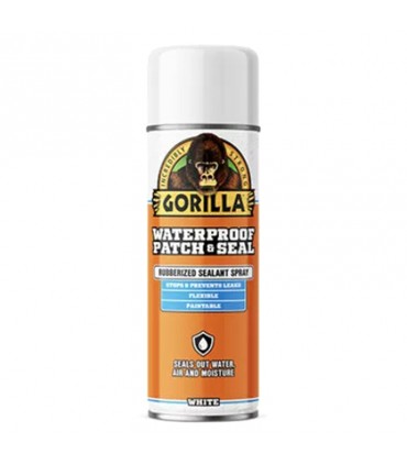 Gorilla Waterproof Patch & Seal Spray White - 396g