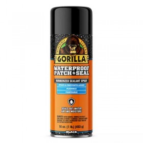 Gorilla Waterproof Patch & Seal Spray Black - 453g
