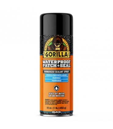 Gorilla Waterproof Patch & Seal Spray Black - 453g