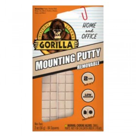 Gorilla Removable Mounting Putty 84 Piece - 56g