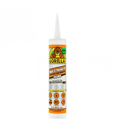 Gorilla Max Strength Construction Adhesive Clear