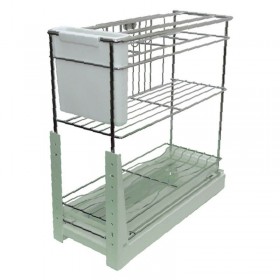 ecoWare Multi-function Three Layers Pull Out Basket | PTJ014