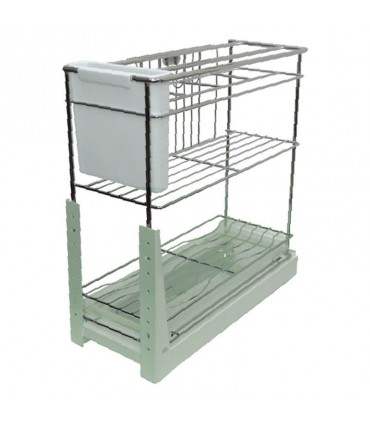 ecoWare Multi-function Three Layers Pull Out Basket | PTJ014