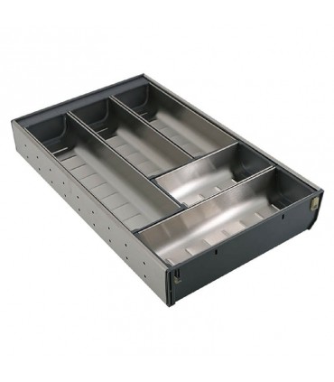 ecoWare Stainless Steel Cutlery Tray - 280 x 472 mm